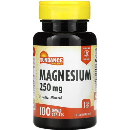 Magnésium, 250 mg, Comprimés enrobés 100 comprimés