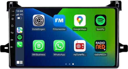 Carplay autoradio voor Toyota Prius | 2016 t/m 2018 | Android 13 | Draadloos Apple Carplay & Android Auto | 2GB + 32GB | 8-Core processor | Davilon | 2025 model | 2016 2017 2018 | Bluetooth & Wifi