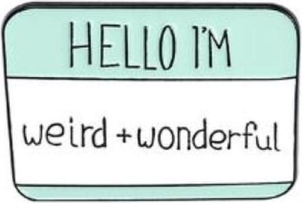 Pin Broche - enamel pin - kledingspeld - Hello wonderful