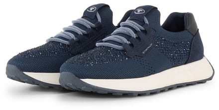 Tom Tailor - Sneakers met glitterlook - Maat 36 - navy
