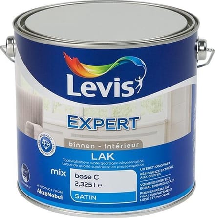 Levis Expert Houtlak Binnen Satin Mix 2,5L Clear