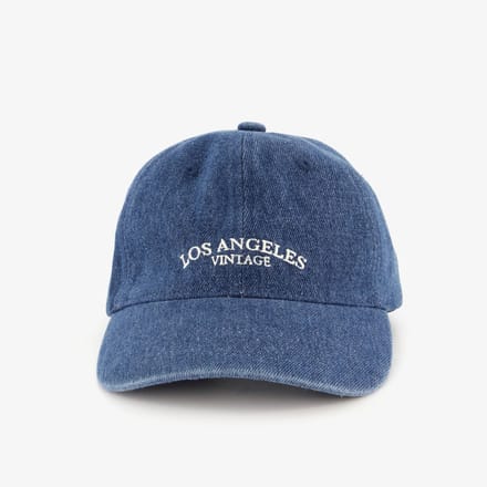Denim heren pet - Blauw