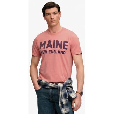 Superdry Outdoor Type T-shirt Red Grootte: S
