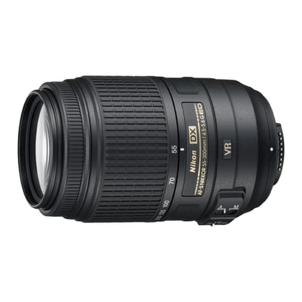 Nikon Objectif AF-S DX NIKKOR 55-300mm f/4.5-5.6G ED VR noir