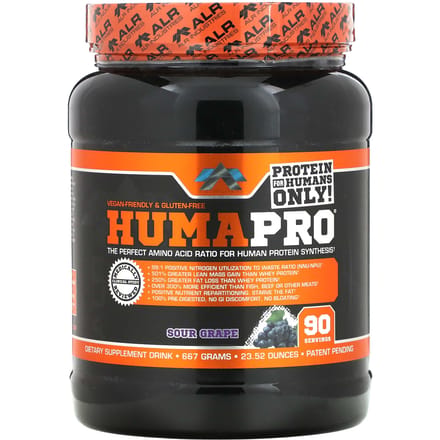 ALR Industries, HumaPro, Zure Druiven Smaak, 23.52 oz (667 g)