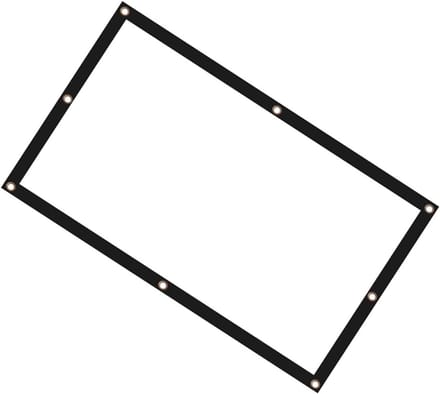 Projectiescherm Elektrisch - Beamerdoek Scherm - Thuisbioscoop Presentaties - Gelijkmatige Lichtverspreiding - 100 Inch 16:9 - Wit