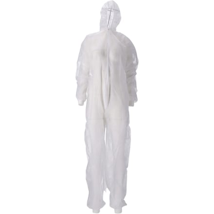 Overall CMT XXL non-woven ritssluiting PP wit