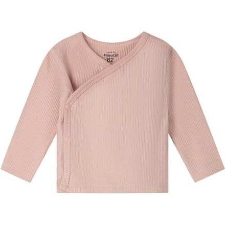 Prénatal newborn overslagshirt rib Powder Pink 68 dames