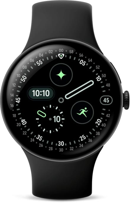Google Pixel Watch 4 - Smartwatch - 45mm - WiFi -Black/Obsidian