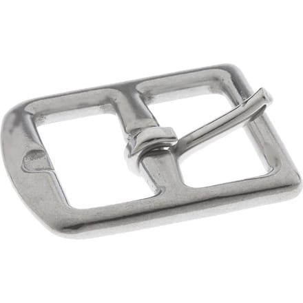 Accessoires de boucle de ceinture d'étrier d'acier inoxydable équestre 45 x 35m argenté