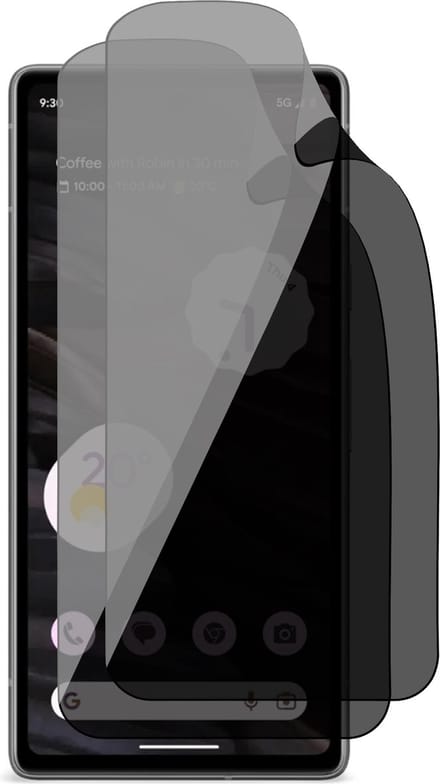 Privacy Screenprotector geschikt voor Google Pixel 7a - 2x FlexGuard Screen Protector