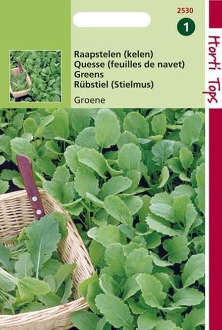 Hortitops Zaden - Raapstelen Groene