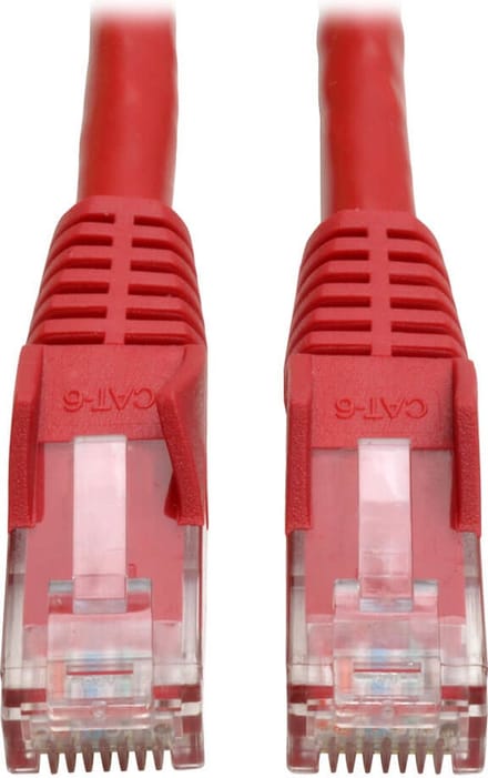 Tripp Lite N201-025-RD netwerkkabel 7,62 m Cat6/6e/6a U/UTP (UTP) Rood