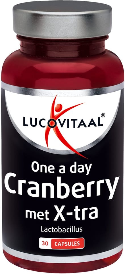 Lucovitaal Cranberry met X-tra Lactobacillus 30 capsules