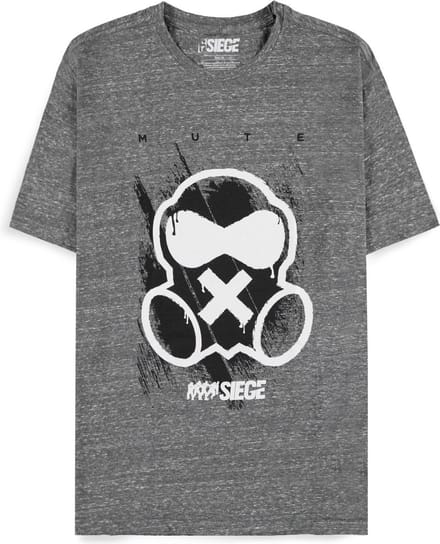 6 Siege - Mute Heren T-shirt - M - Grijs