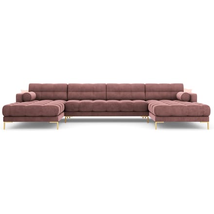 U-hoekbank Bali velvet | Cosmopolitan Design