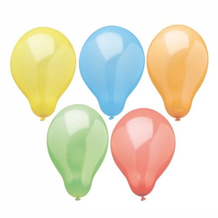 12x 10 Ballonnen Ø 19 cm assorti kleuren Rainbow