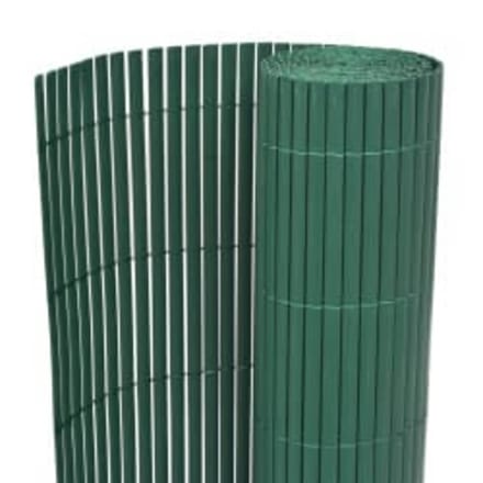 vidaXL - Tuinafscheiding - dubbelzijdig - 110x500 - cm - groen