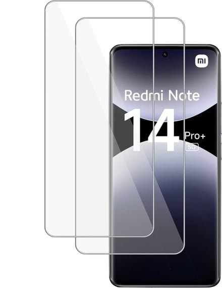2x TechNow Screenprotector geschikt voor Xiaomi Redmi Note 14 Pro / Pro+ – Gehard Glas - Proteqt+
