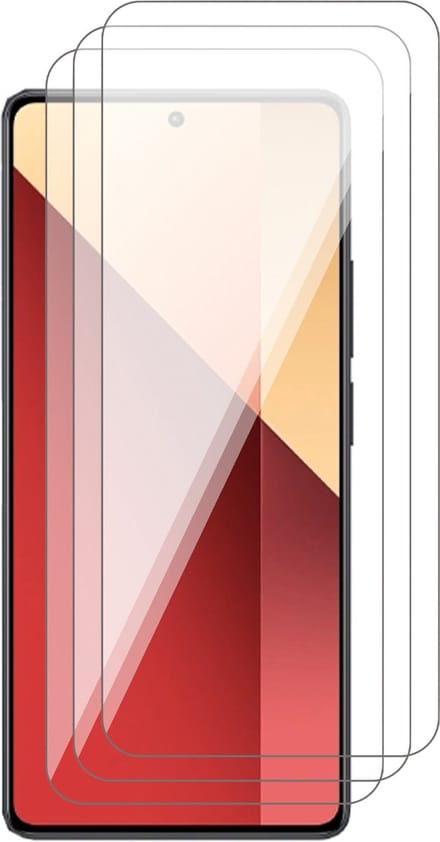 Screenprotector geschikt voor Xiaomi Redmi Note 13 Pro 5G / Poco X6 5G - 3x Glas Screen Protector