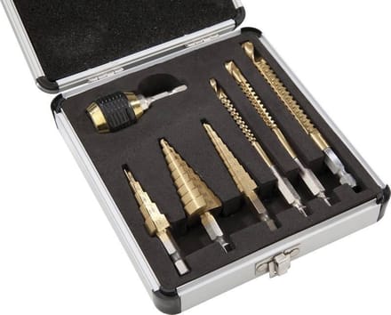 Westfalia Titanium Trap en Freesboren set 7 delig