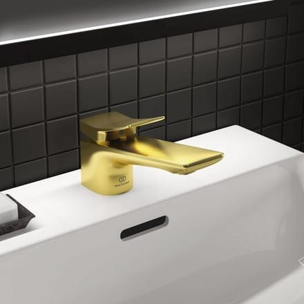 Ideal Standard basin mixer spout 13.2 cm, with drain BC753A2