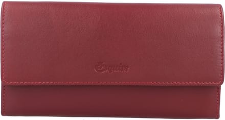 Esquire Peru Portemonnee RFID Leer 18,5 cm - Dames - Horizontaal - rot