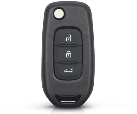 XEOD Autosleutelbehuizing - sleutelbehuizing auto - sleutel - Autosleutel / Renault 3 knops klapsleutel VA2