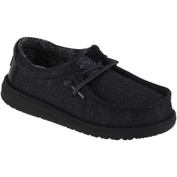 HEYDUDE - Wally Youth Jongens Instappers Basic Black - Maat 30