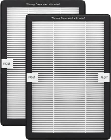 Auronic HEPA 13 Filter - Geschikt voor Auronic 2-in-1 Ventilator - 2 Stuks - 19,2 x 12,8 cm