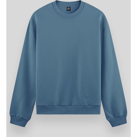Heren Effen Rundhals Sweatshirt