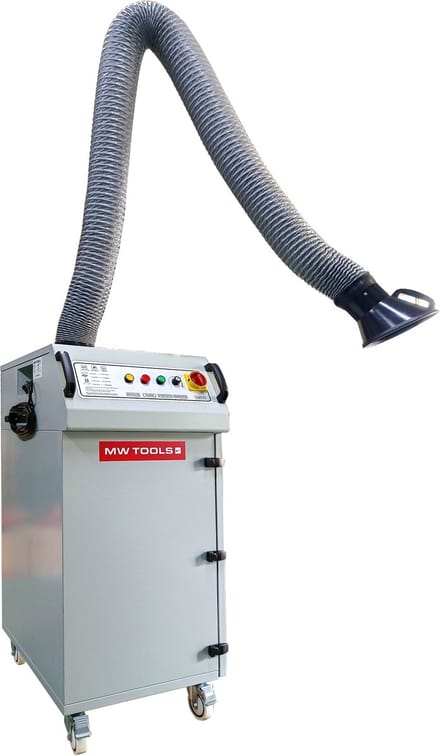 Mobiele lasrook- en oliemist afzuiging 2000M³/h 1,3KW 230V MW Tools LAO2201