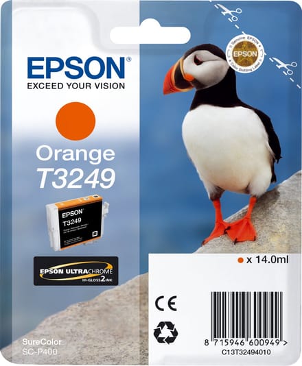 Epson T3249 - Inktcartridge / Oranje