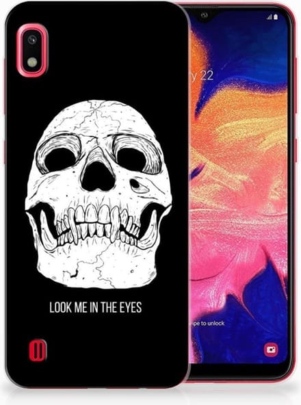 Silicone Back Case Samsung Galaxy A10 Skull Eyes