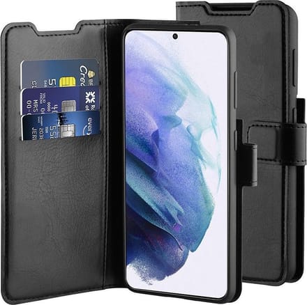 BeHello Samsung Galaxy S21+ Gel Wallet Hoesje - Zwart