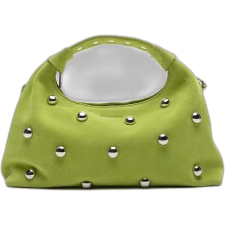 Núnoo Dandy Rivet Suede Lime Taglia: OS | Borse a mano Outlet | Unisex | Verde