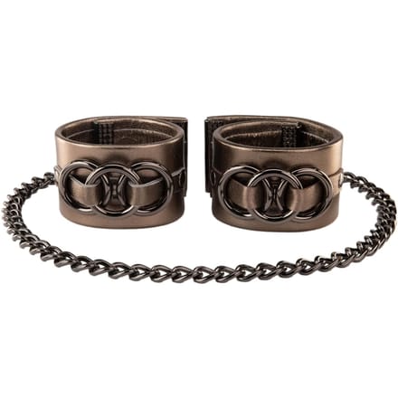 Asche & Gold | Beatrice Duo Handboei | Design Armband | Goud Maat L