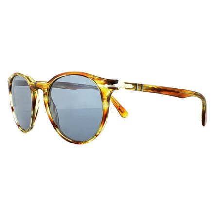 Persol Zonnebril 3152 9043/56 Bruin Gestreept Geel Blauw Anti-Glare