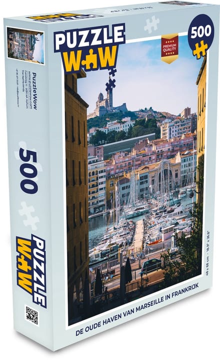 Puzzel Haven - Marseille - Boten - Legpuzzel - Puzzel 500 stukjes