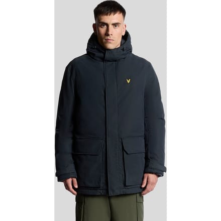 Lyle & Scott Heavyweight Hooded Parka - Marineblauw