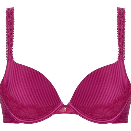 Livera Bra Tshirt Push Stripe Lace Sweet Cherry Taglia: C80 | Reggiseni Outlet | Donna