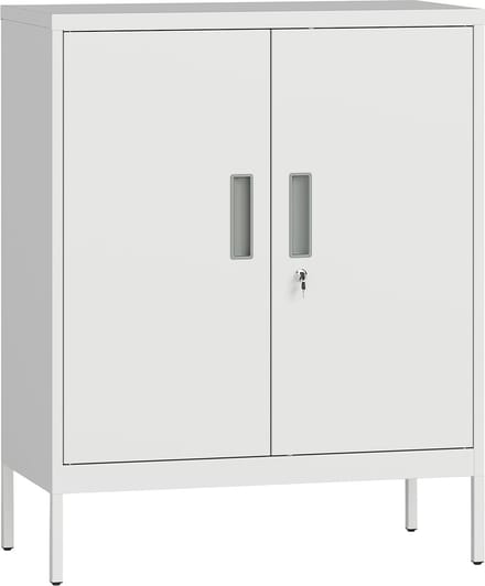 Lockerkast - Archiefkast - Kantoor - Opbergkast - Thuis - Organizer - Staal - Wit
