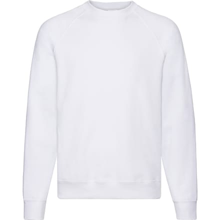 Fruit of the Loom Heren Klassiek Sweatshirt (Wit)