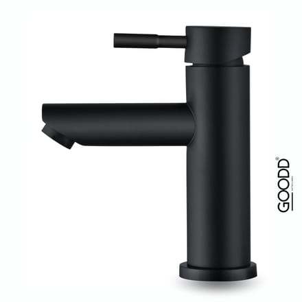 GOODD® Avallon - Wastafelkraan - Mengkraan - PVD coating - RVS - Zwart