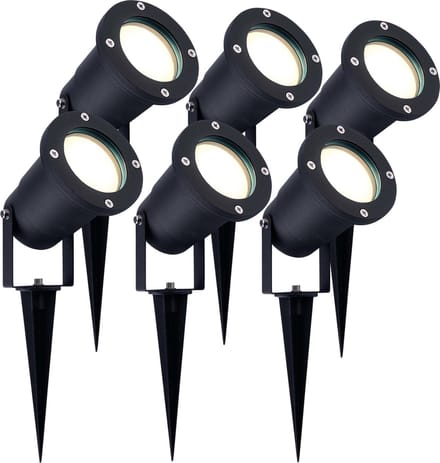 Ledvion - 6X LED Prikspots - IP65 - 5W - 4000K - 1M