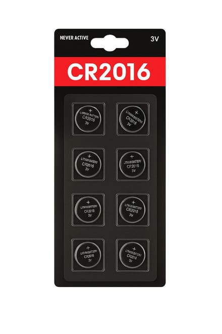 Batterijen Knoopcel Batterij - 8 stuks - CR2016 - 3V - Knoopbatterij - Platte Batterij - Lithium Cell