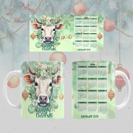 Mok Merry christmas / Vrolijk kerstfeest met de jaarkalender 2024!