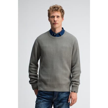 Butcher of Blue Galway Crew Granite Green Größe: S | Pullover Outlet | Herren | Grün