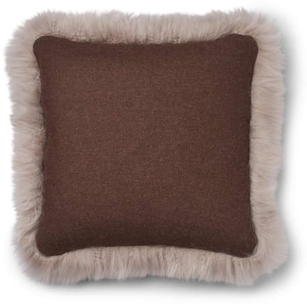 Sheepskin House - Wollen Kussen - LW rand - 52x52 cm