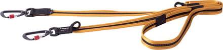 Rogz Air Tech Multi Lijn Zwart&Oker - Hondenriem - L